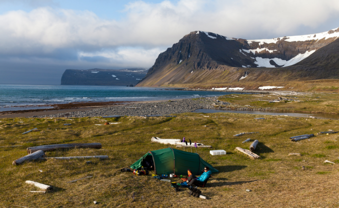 iceland camping, tent