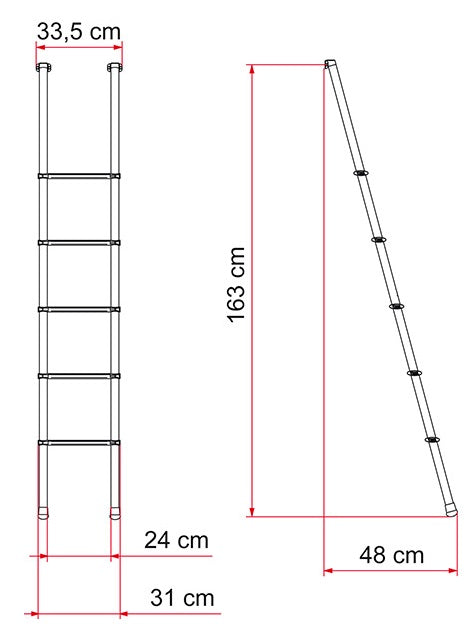 Fiamma Ladder Deluxe 5B