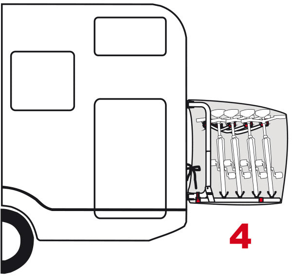 Fiamma Bike Cover Premium S - 4 Bikes