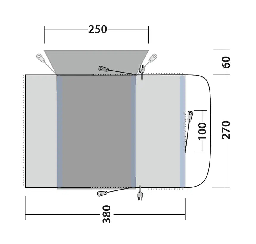 Outwell Wolfburg Air Drive Away Awning
