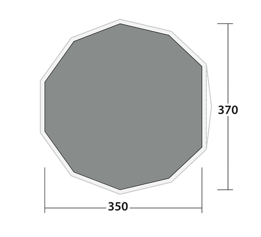 Robens Klondike Footprint Groundsheet Floor Plan