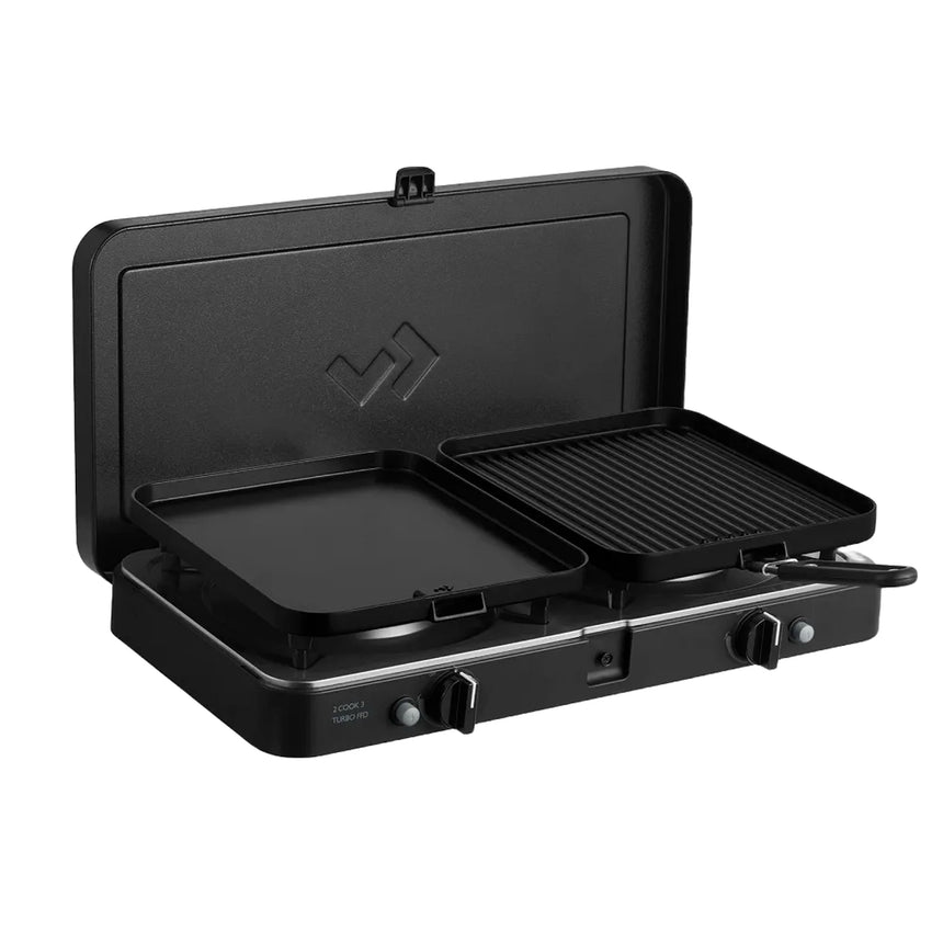 Cadac 2 Cook Turbo FFD Deluxe Two-Burner Gas Camping Stove (QR)