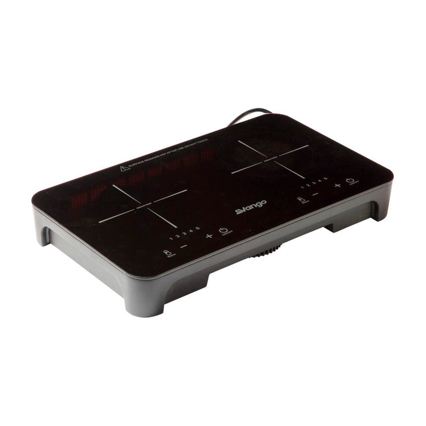 Vango Sizzle Double Induction Hob – Portable Electric Camping Cooker
