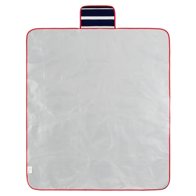 Yello Stripped Fleece Picnic Blanket