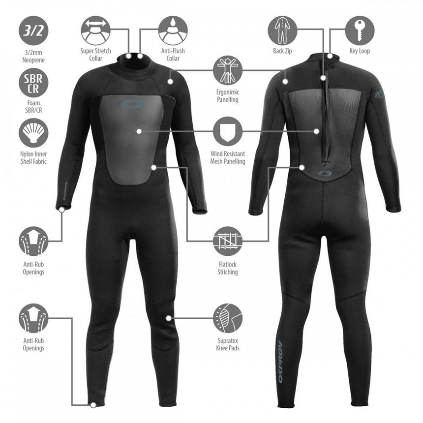 Osprey Origin 3mm Full Length Wetsuit