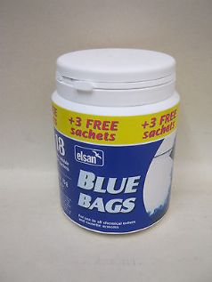 Elsan Blue Bags - Pot of 18 Sachets with 3 Extra Free