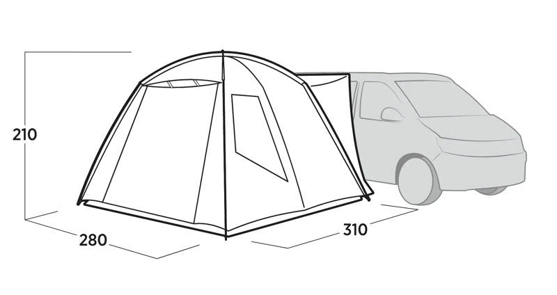 Easy Camp Utne Drive Away Awning (2025)
