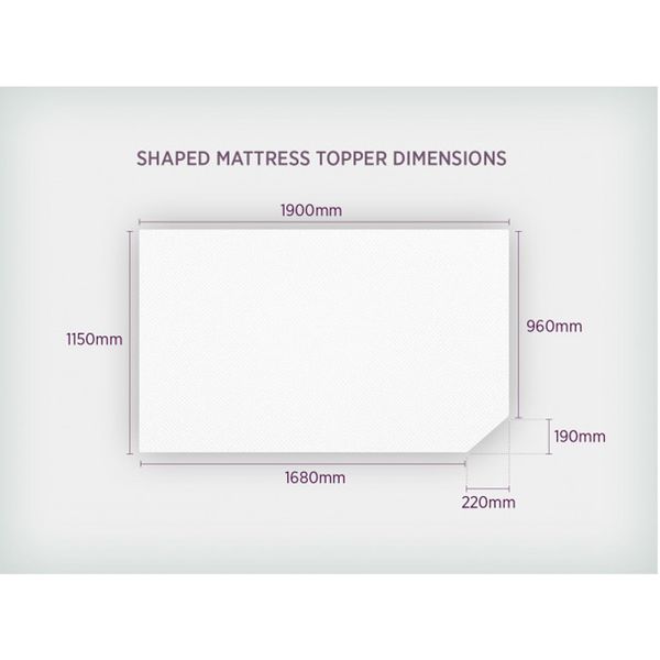 Duvalay VW Campervan Compact Travel Topper (190cm x 115cm)