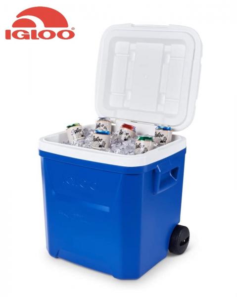 Igloo Laguna 60QT Roller Cool Box Blue