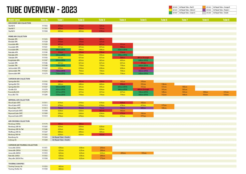 Air Repair Tube - Red D 2023