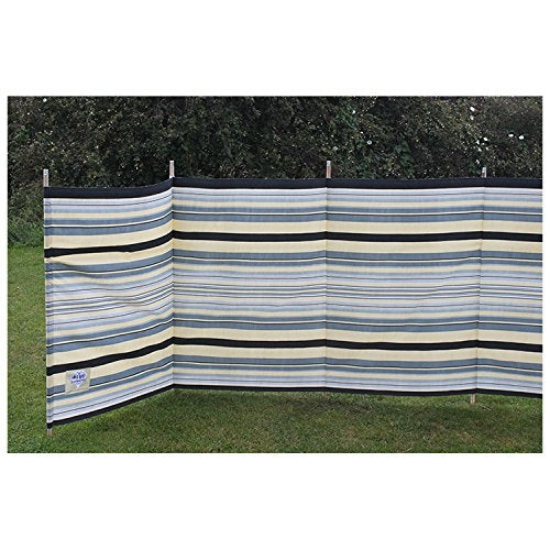Blue Diamond 9 Pole Contemporary Windbreak - Sand/Grey