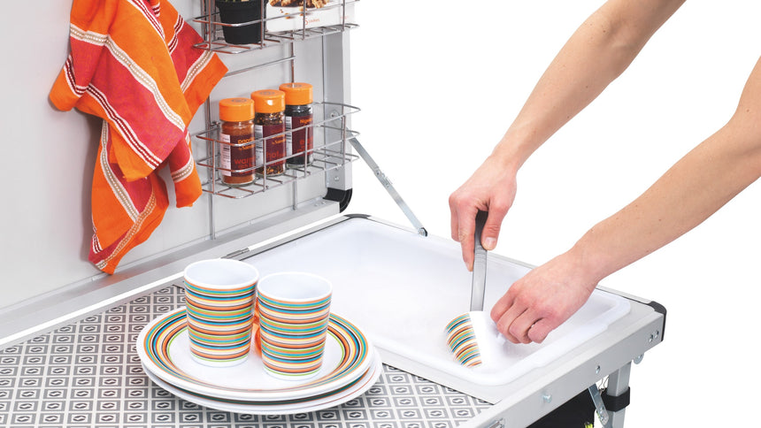 Outwell Drayton Kitchen Table washing up