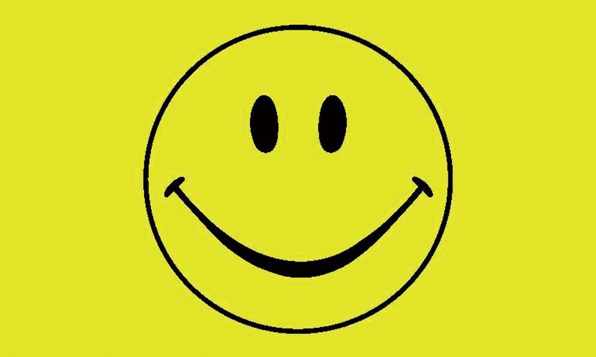 Happy Face Flag 5ft by 3ft, windsocks