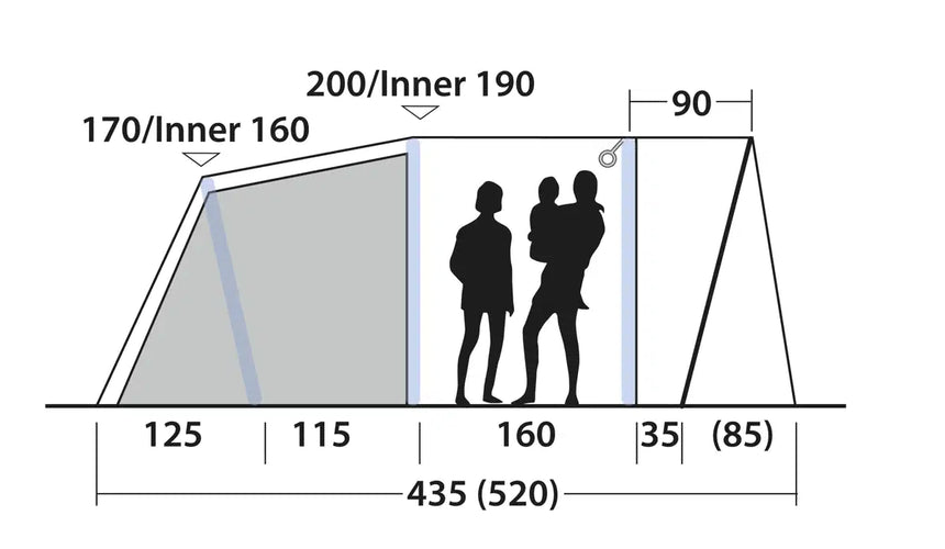 Outwell Monterey 4 Air Tent 2026