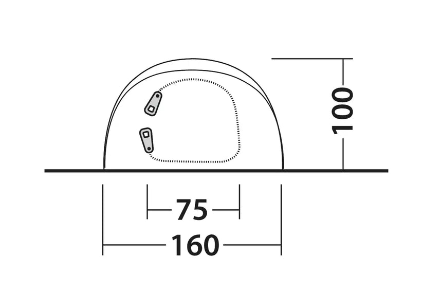 Outwell Nexion 2 Pop Up Tent - Forest