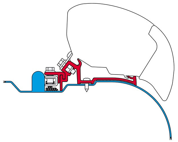 Fiamma F65 Adapter Kit (Iveco Daily H2)