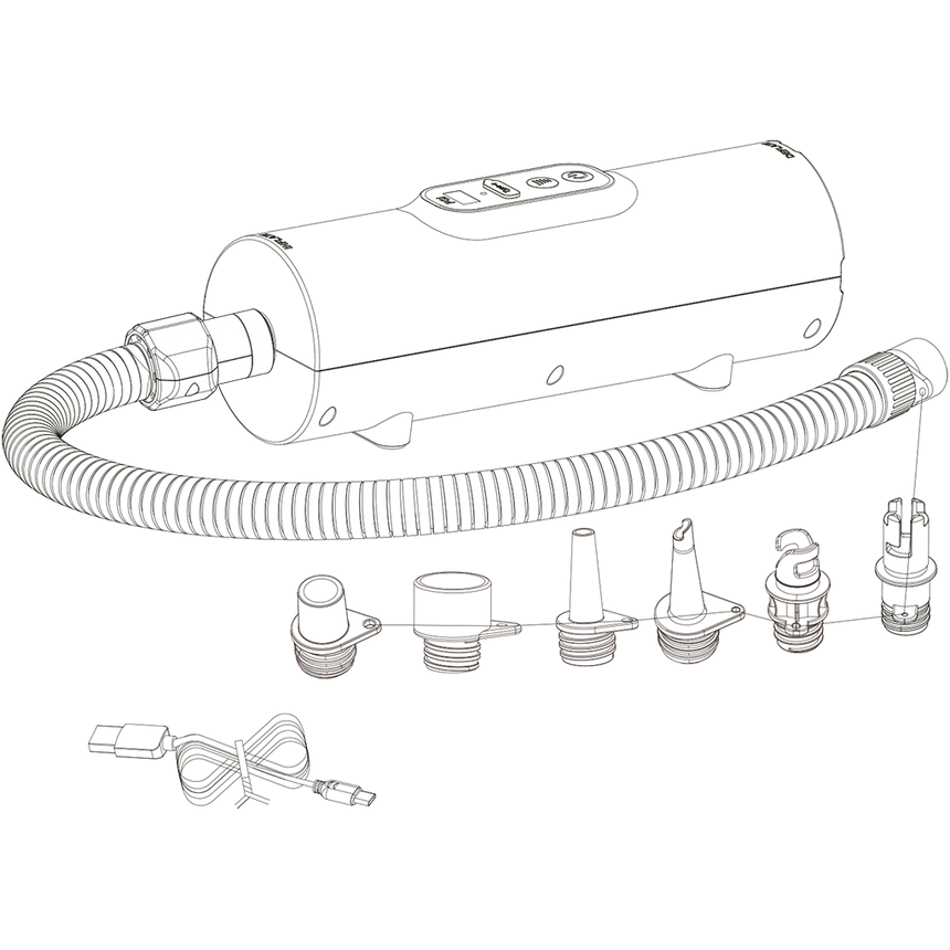 Quest Tornado Rechargeable Air Pump