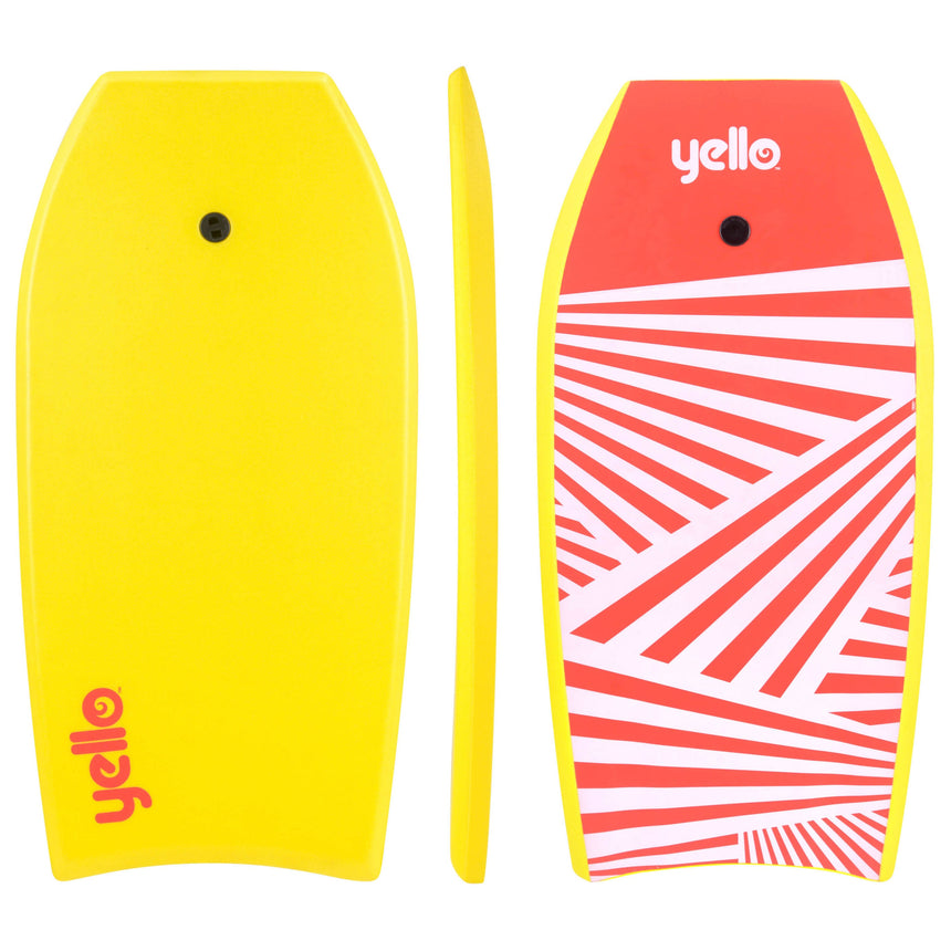 Yello 41" Slick Zig Zag Bodyboard (Yellow)