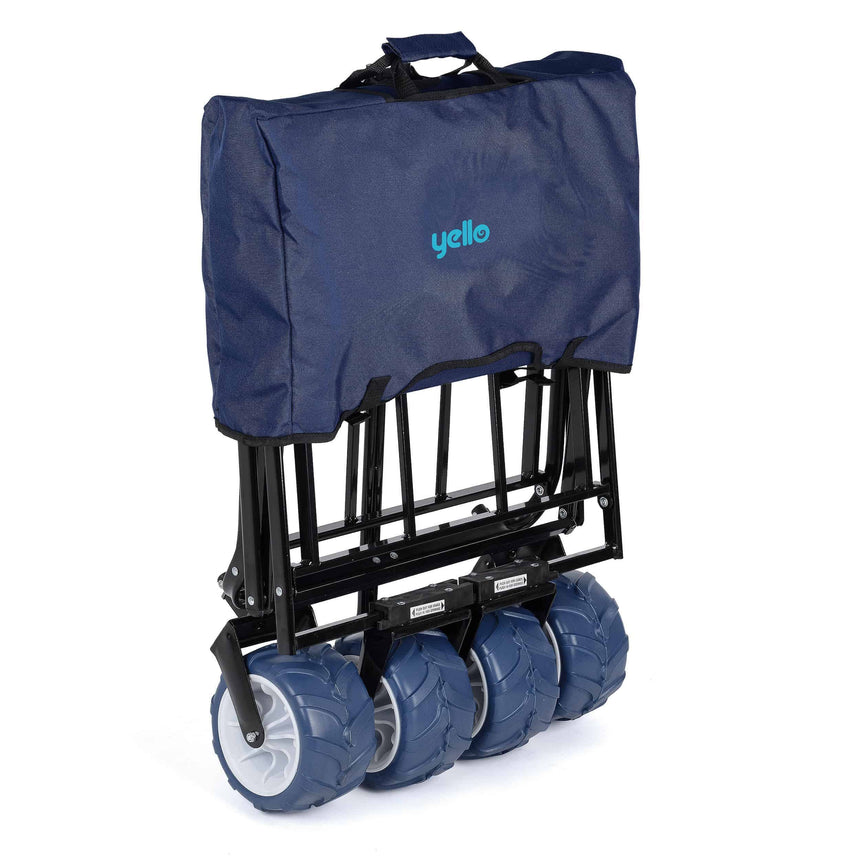 yello folding beach trolley