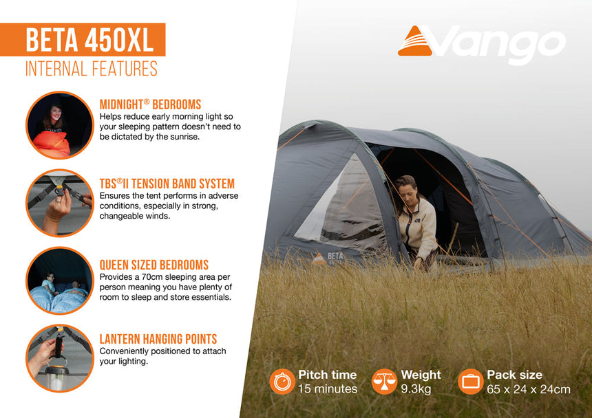 Vango Beta 450XL Tent