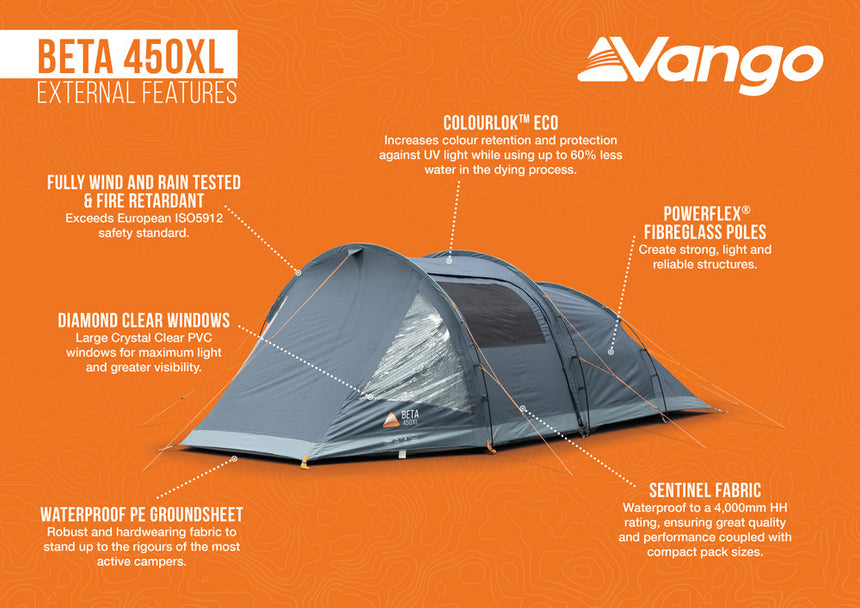 Vango Beta 450XL Tent