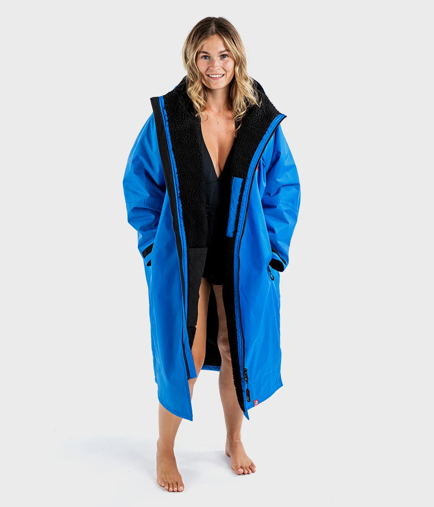 Dryrobe Advance Long Sleeve Cobalt Blue - RECYCLED