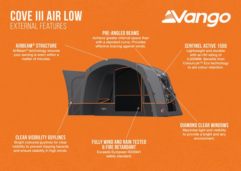Vango Cove III Low Air Drive Away Awning