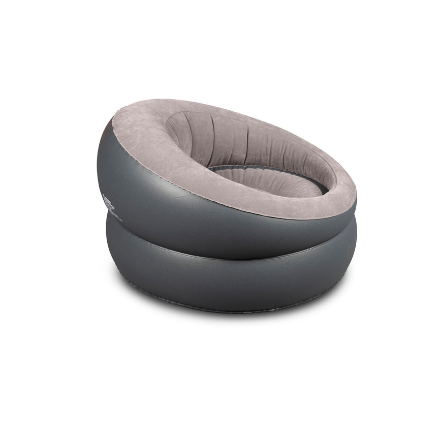 Vango Inflatable Donut Flocked Chair - Dark Grey