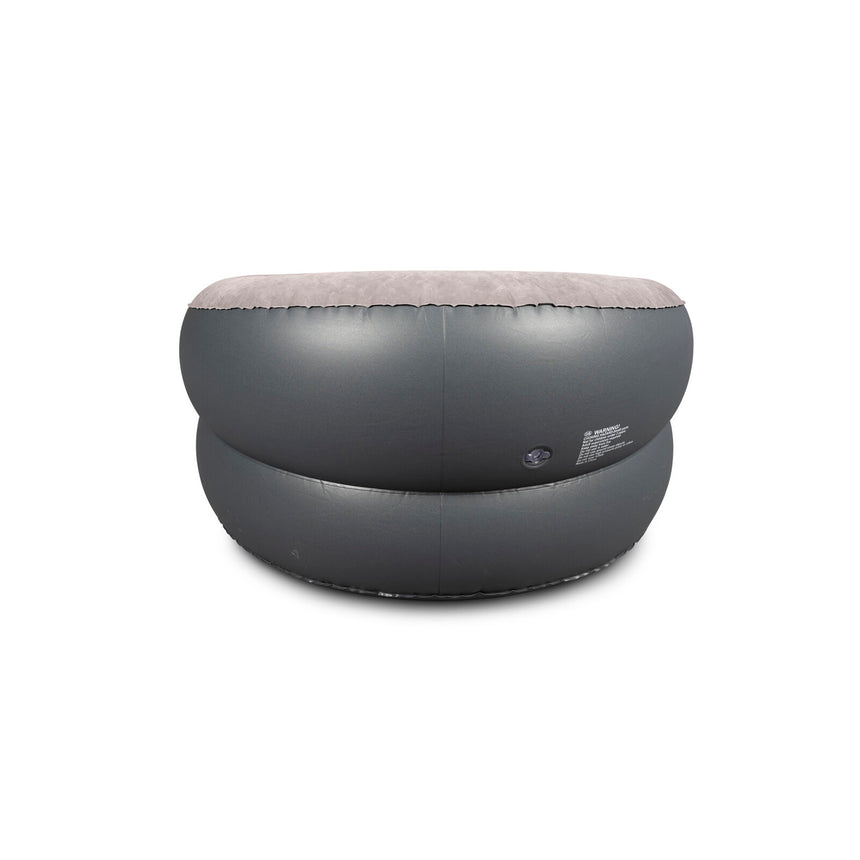 Vango Inflatable Donut Flocked Chair - Dark Grey