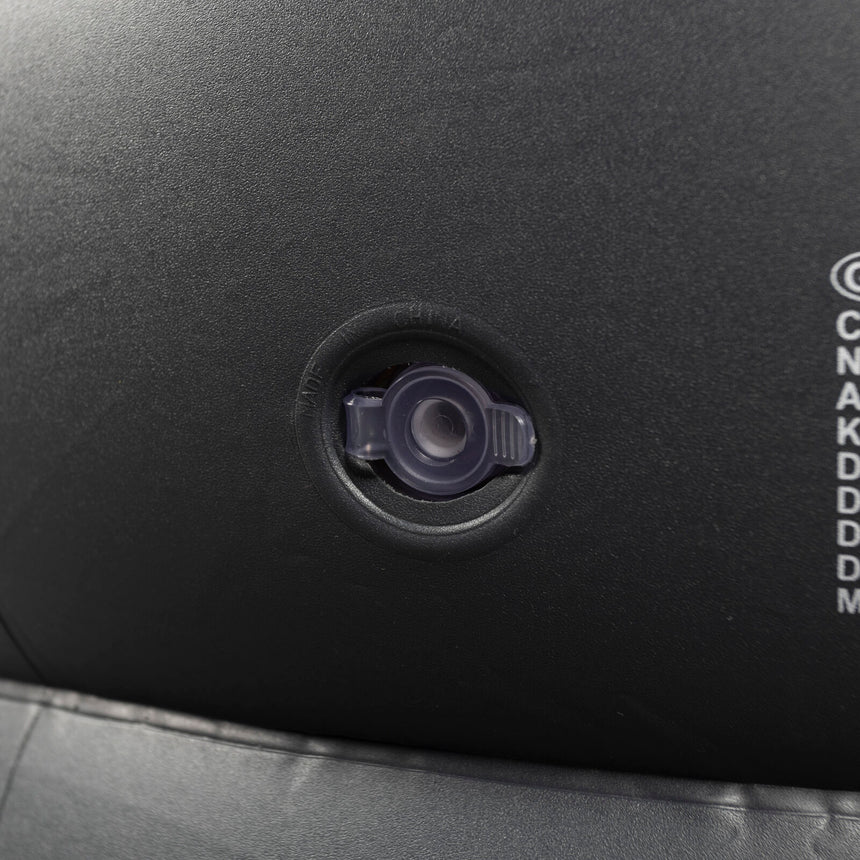 Vango Inflatable Donut Flocked Chair - Dark Grey