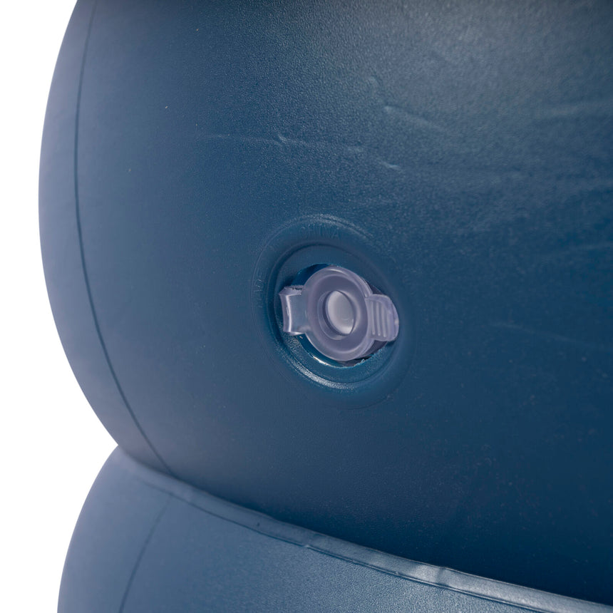 Vango Inflatable Donut Flocked Chair - Dark Blue