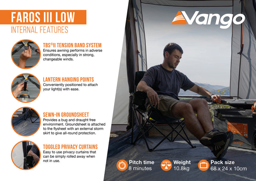 Vango Faros III Low Drive Away Awning