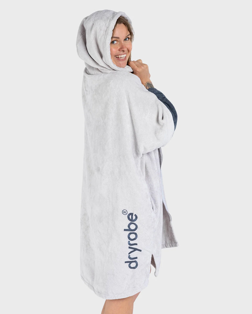 Dryrobe Full-Zip Organic Towel Robe - Nimbus Cloud