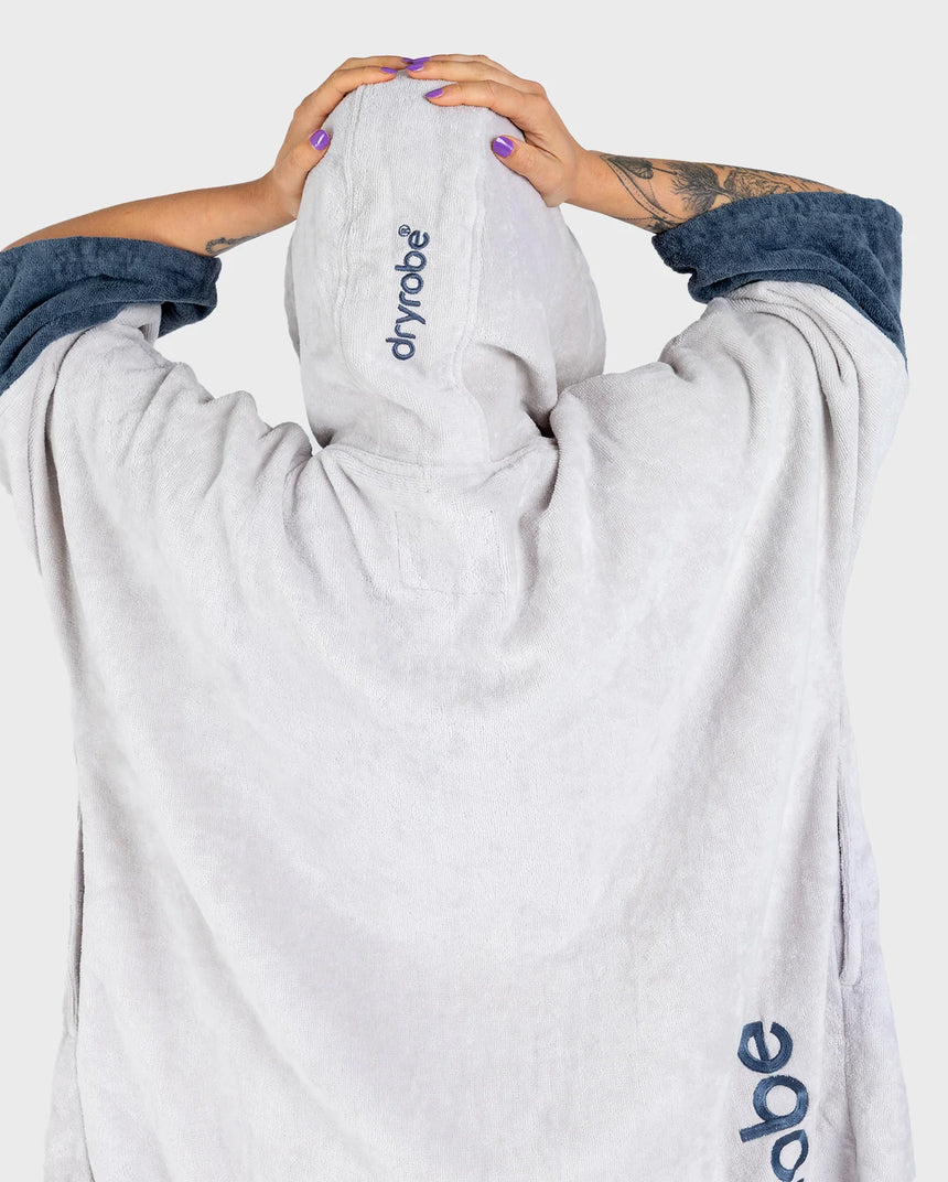 Dryrobe Full-Zip Organic Towel Robe - Nimbus Cloud