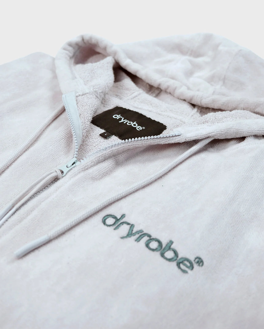 Dryrobe Full-Zip Organic Towel Robe - Nimbus Cloud