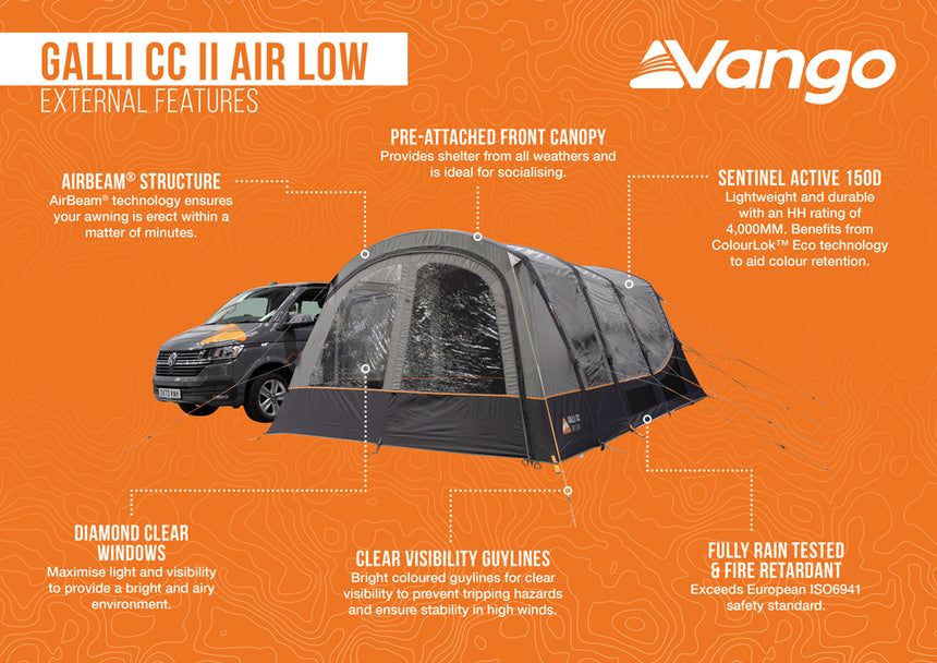 Vango Galli CC II Air Low Drive Away Awning 2026