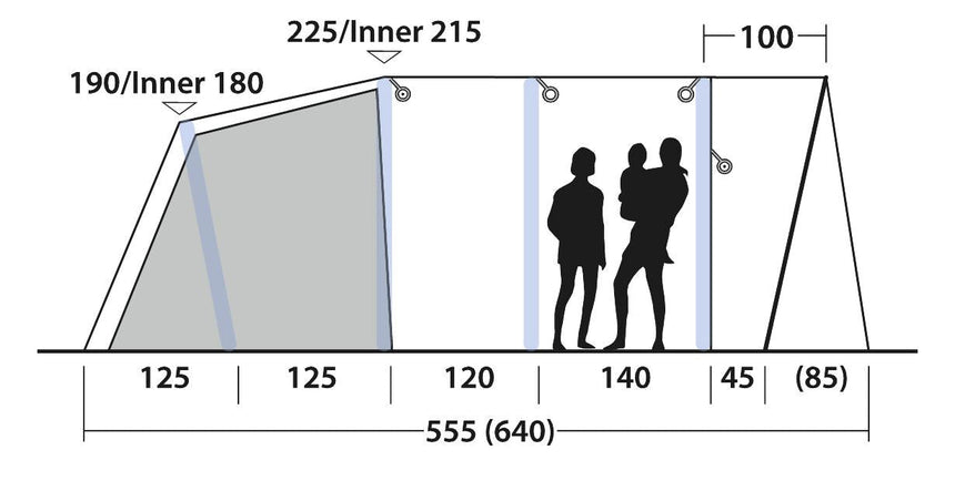 Outwell Florida 5 Air Tents - 2025