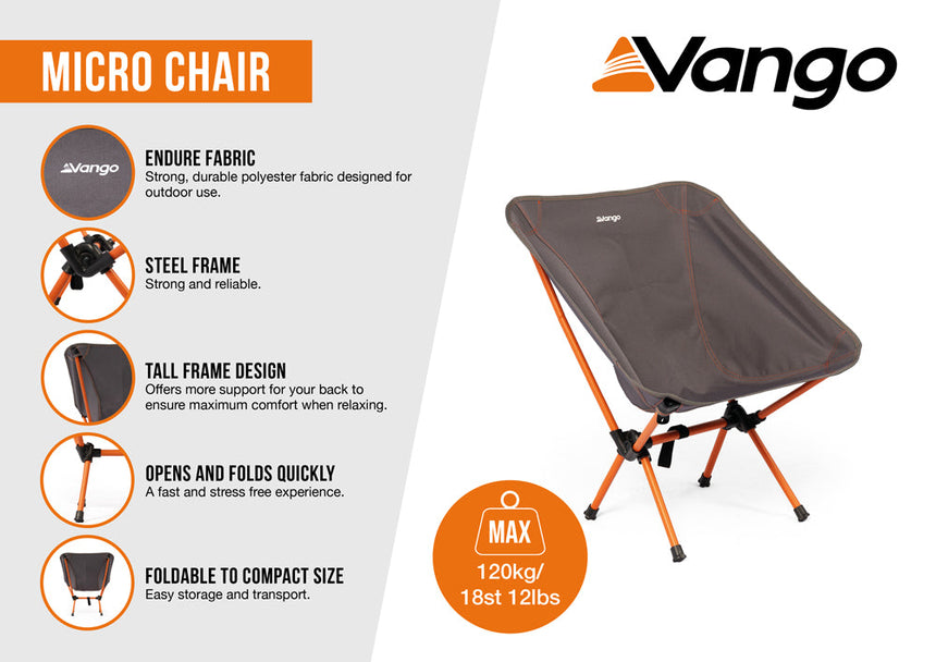 Vango Micro Steel Chair Excalibur