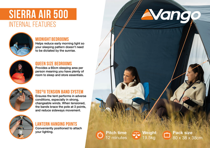 Vango Sierra Air 500 Tent 2025