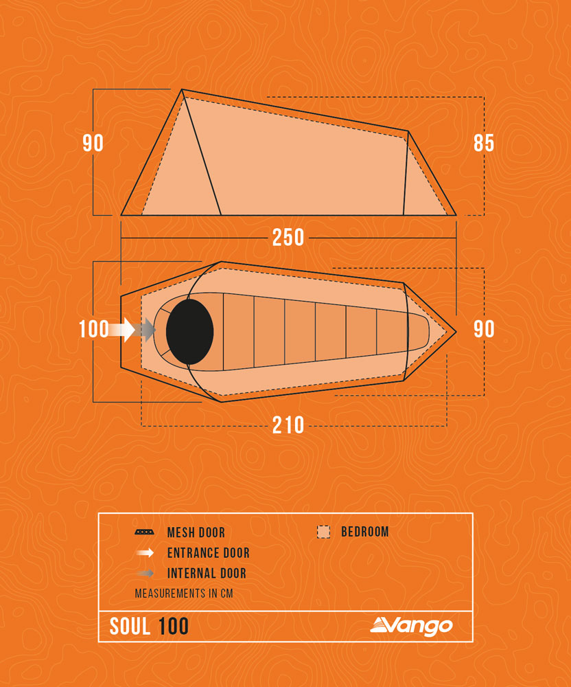 Vango Soul 100 Tent Deep Blue 2025