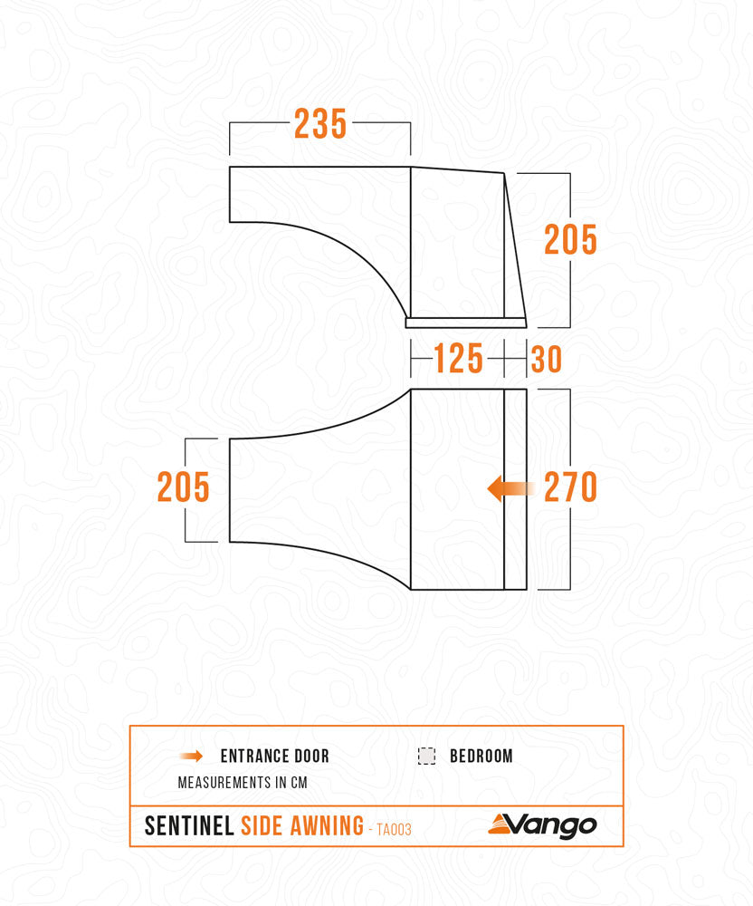 Vango Experience Side Awning - SentAct - TA003
