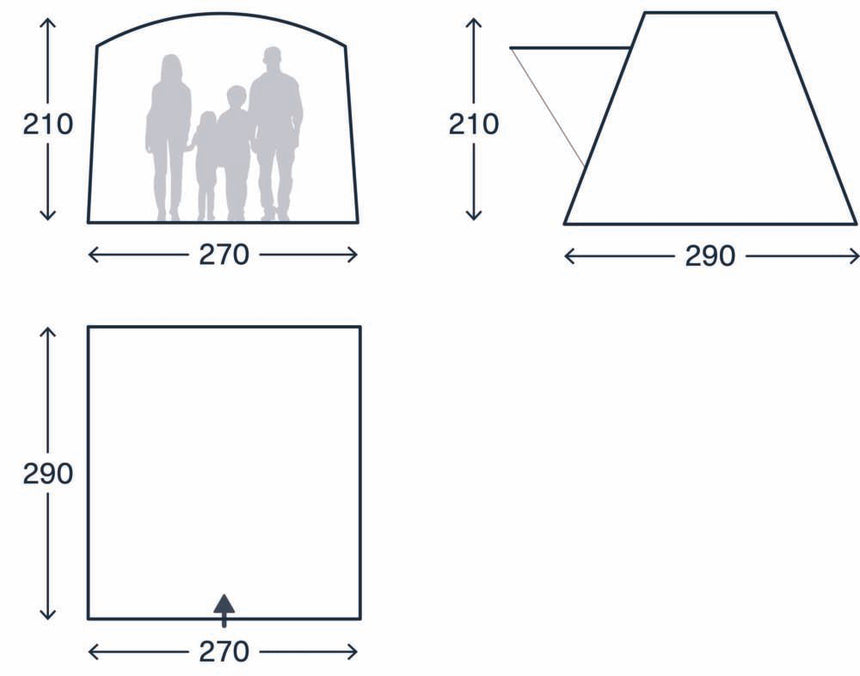 Kampa Tailnest SUV Awning - 2026