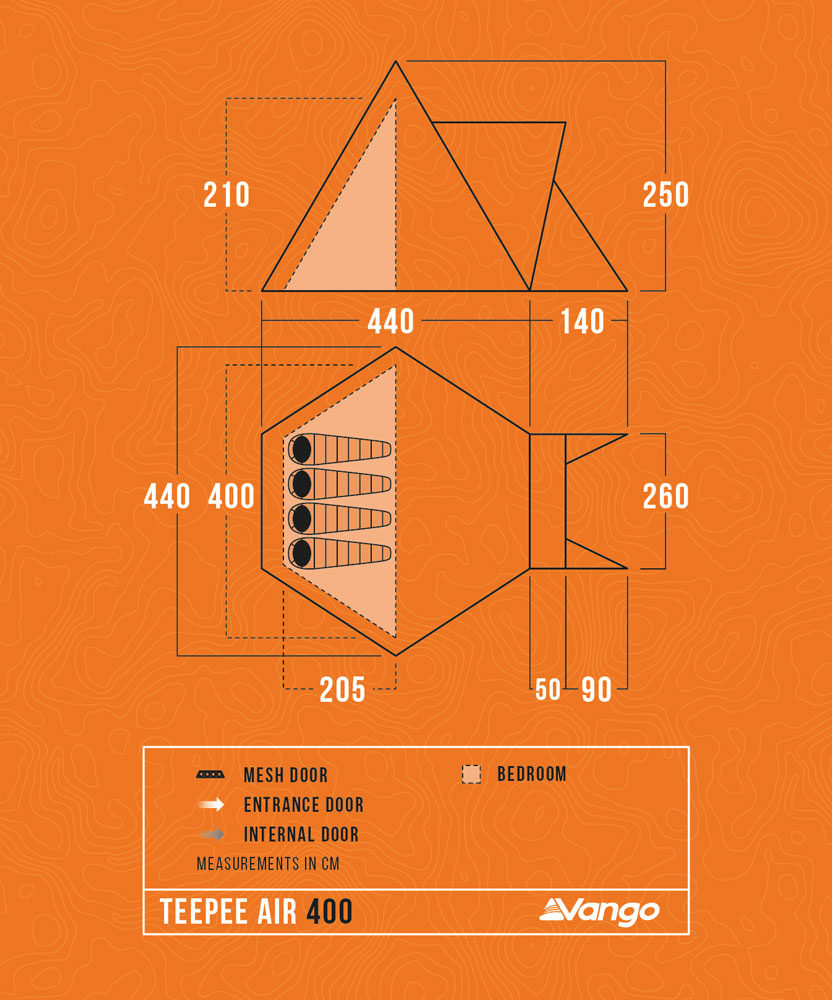 Vango Teepee Air 400 Tent
