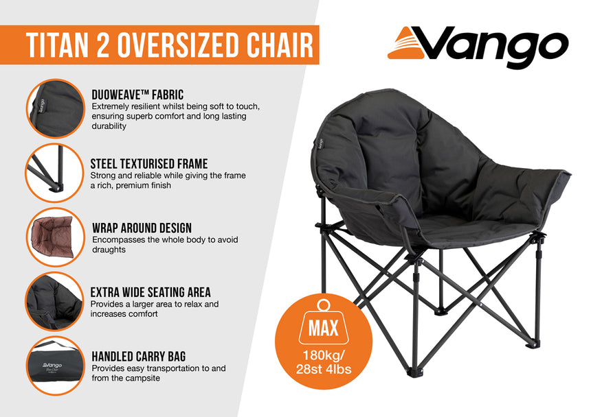 2 x Vango Titan Chair