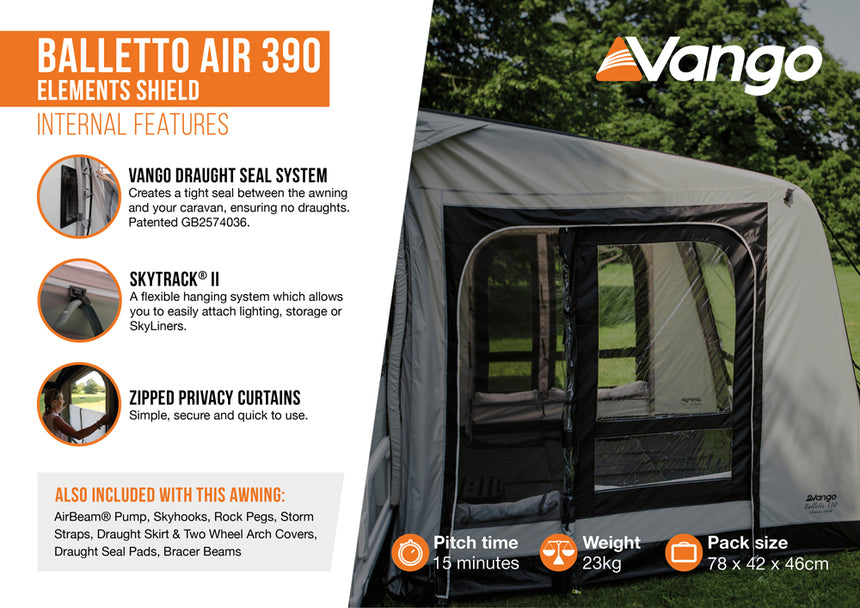 Vango Balletto Air 390 Elements Shield 390