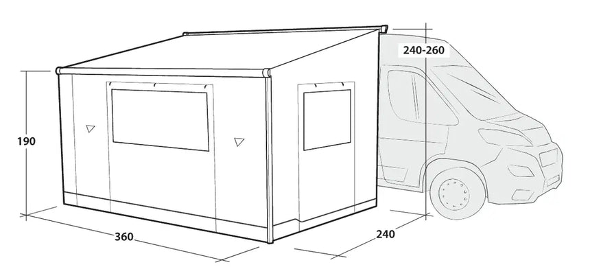 Outwell Sideroads Awning Room