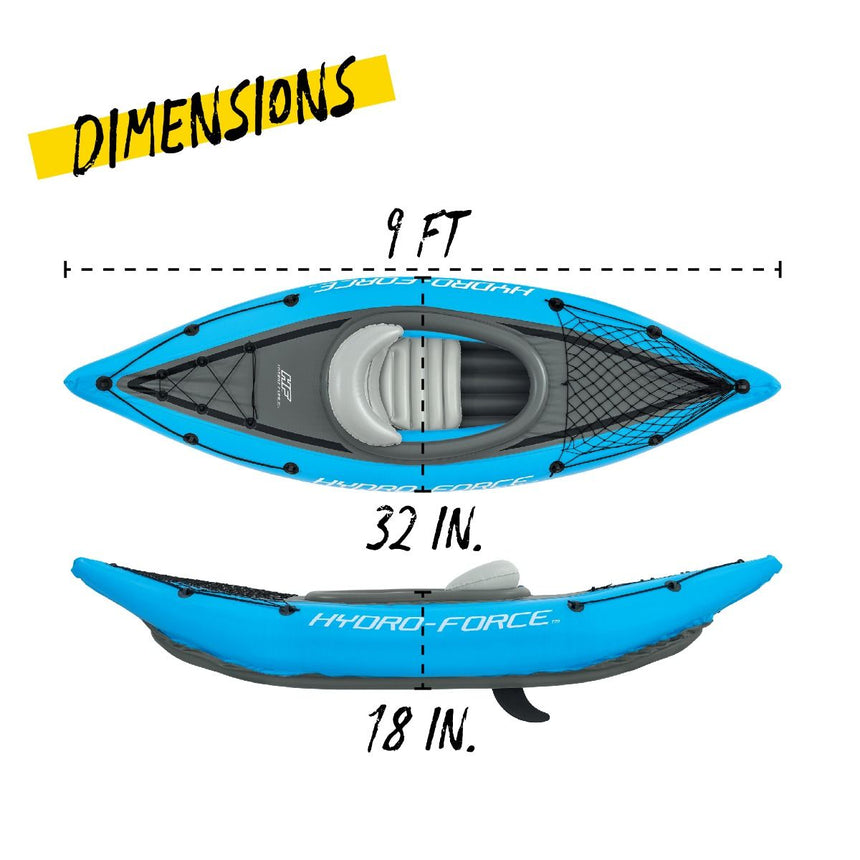 HydroFrorce Cove Champion™ – 1 Person Inflatable Kayak