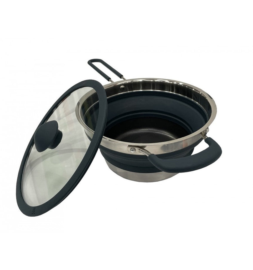 Vango Cuisine 1.5L Non-Stick Pot - Deep Grey