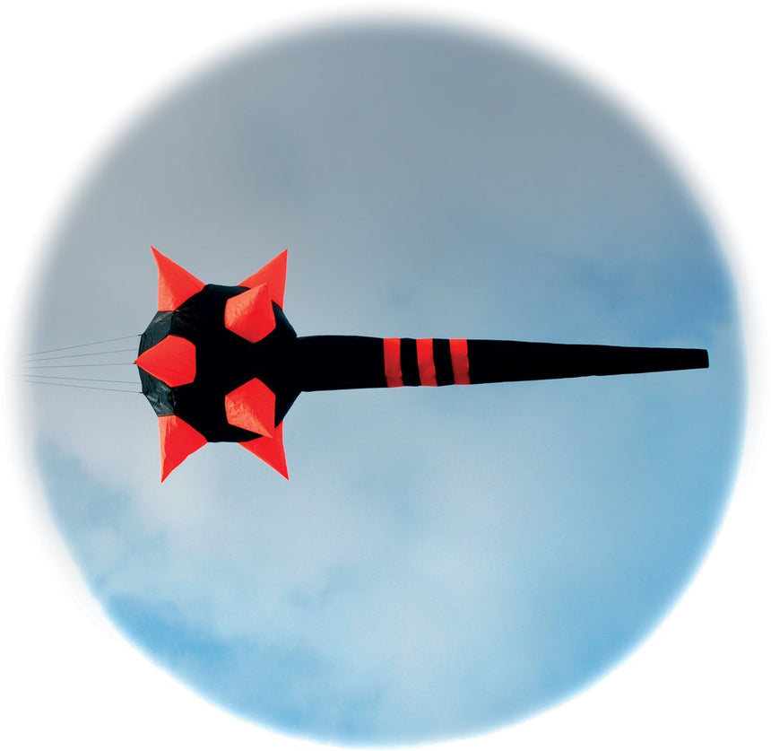 Spike Windsock, Yellow and Black