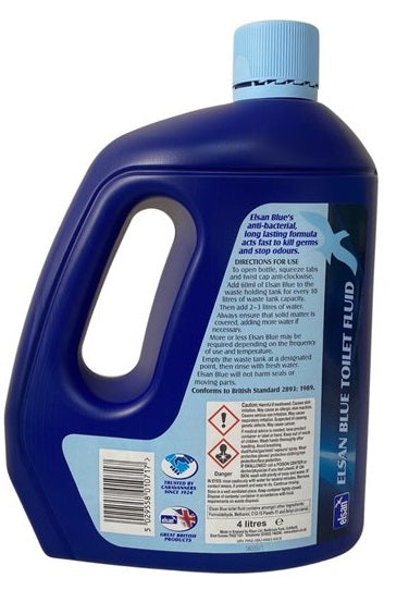 Elsan Blue 4 ltr Perfumed Toilet Fluid